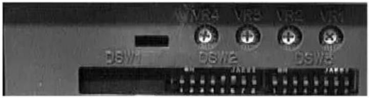 SATO CL612e - Inställningar av vippomkopplare - 1