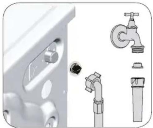 Cylinda FTA 5884 - Cleaning the water intake filters - 1