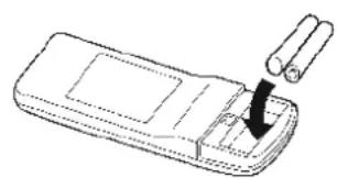FUJITSU AOYR12LECN - Sätta i batterier (R03/LR03×2) - 1