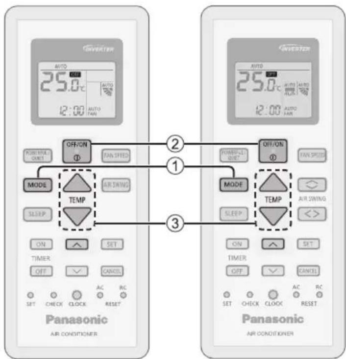 PANASONIC CS-MZ5SKE-M - Inställning av klockan - 1