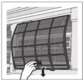 PANASONIC CS-MTZ7SKE - Avlägsna luftfiltret Fäst luftfiltret - 1