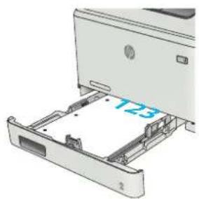 HP LaserJet Pro M477fnw - Papperstyp Utmatning Fylla på papper - 1