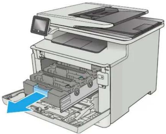 HP LaserJet Pro M477fnw - Ta ur och byta ut tonerkassetter - 2