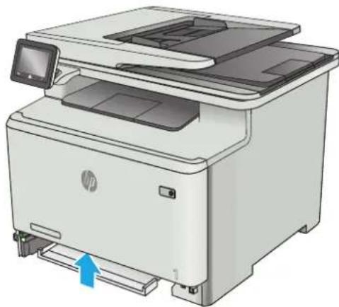 HP LaserJet Pro M477fnw - Åtgärda papperstrassel i fack 1 - 5