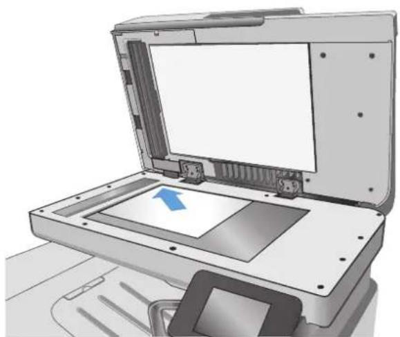 HP LaserJet Pro M477fdw - Faxa från flatbäddsskannern. - 1