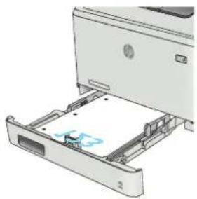 HP LaserJet Pro M477fdw - Papperstyp Utmatning Fylla på papper - 1