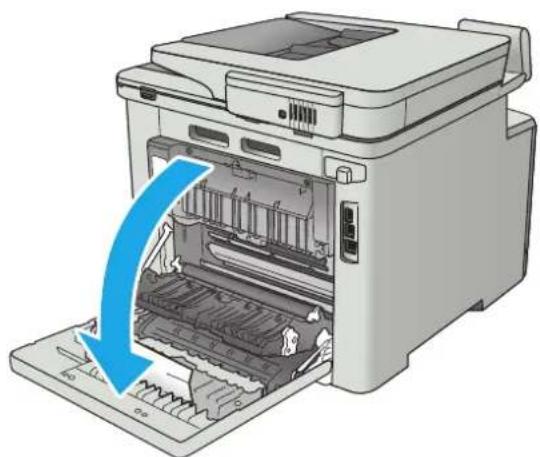 HP LaserJet Pro M477fdw - Åtgärda papperstrassel i duplexenheten (endast modeller med duplex) - 1