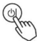 3M X50C - Press the STANDBY/ON button of the remote control or the on/off button of the control panel - 1