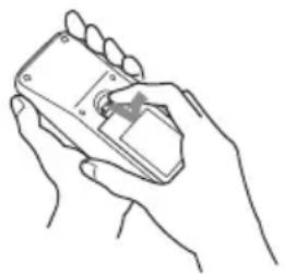 3M X50C - Remove the battery cover - 1