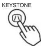 3M X50C - Press the KEYSTONE button - 1