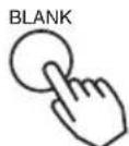 3M X50C - Press the BLANK button - 1
