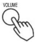 3M X50C - Press the VOLUME button - 1