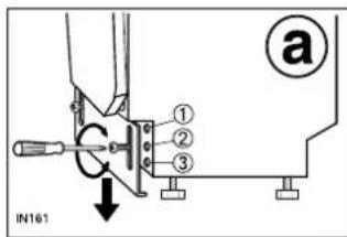ELEKTRO HELIOS DI4532 - Gör så här för att justera höjden: - 1