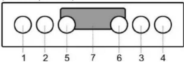 1 2 5 7 6 3 4