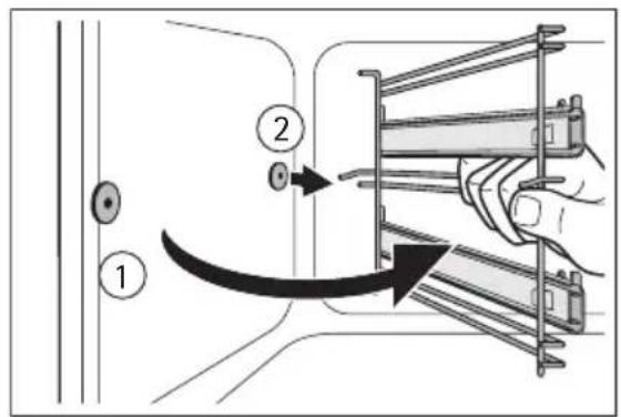 Husqvarna-Electrolux QSG7238 - Borttagning av ugnsstegar - 2