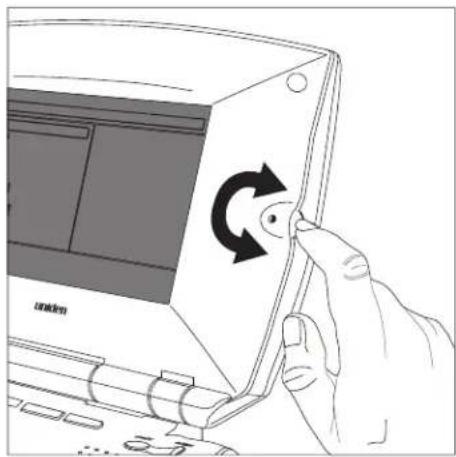 UNIDEN EP 200 - Adjust the LCD Contrast - 2