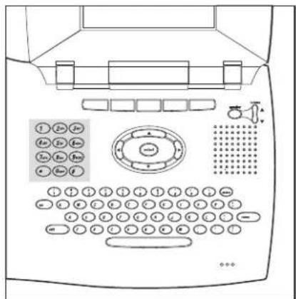 UNIDEN EP 200 - The Base Unit Keypad - 1