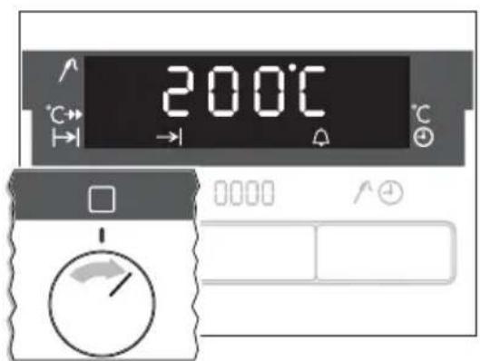 Husqvarna-Electrolux QCE7408K - Slå på ugnen - 1
