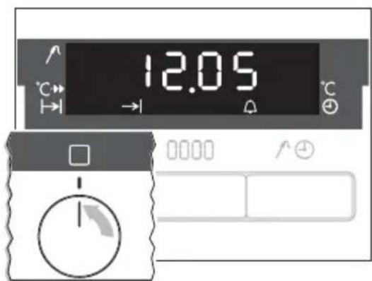 Husqvarna-Electrolux QCE7408K - Stänga av ugnen - 1