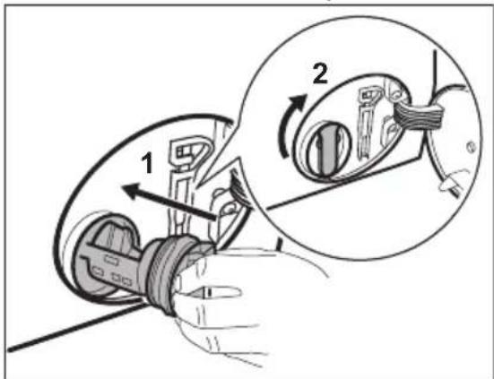 Husqvarna-Electrolux QWG16870CT - Gör enligt följande för att rengöra pumpen: - 8