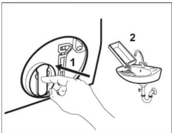 Husqvarna-Electrolux QWC16180CT - Gör enligt följande för att rengöra pumpen: - 4