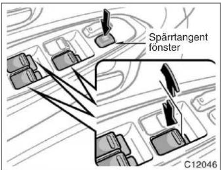 Spärrtangent fönster C12046