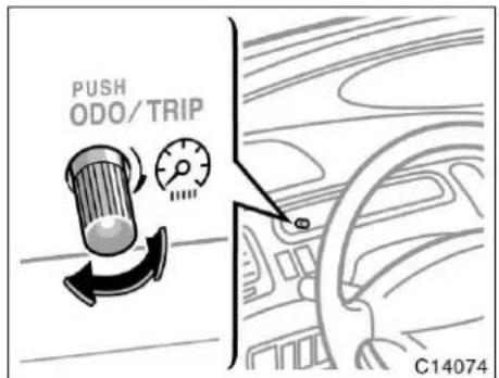 PUSH ODO/TRIP C14074