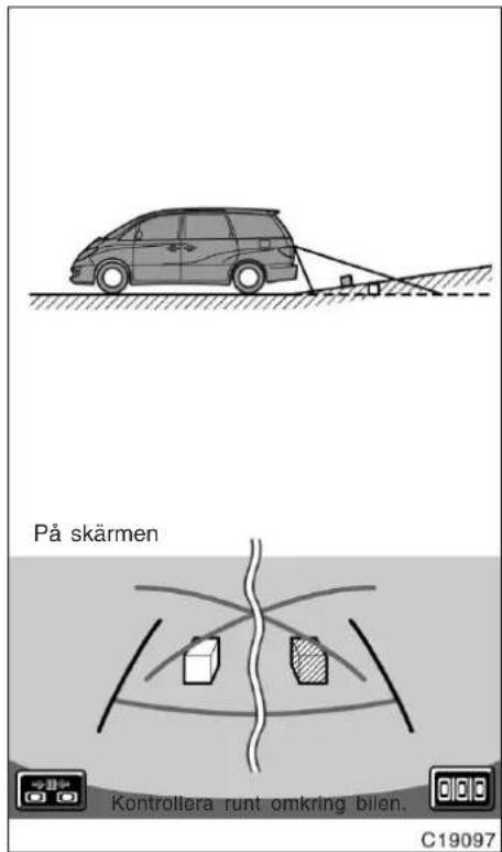 På skärmen Kontrollera runt omkring bilen. C19097