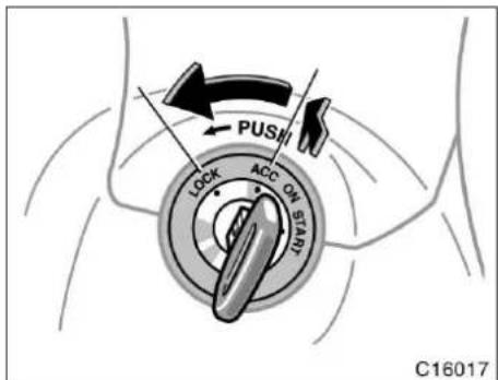 PUSH LOCK ACC ON START C16017