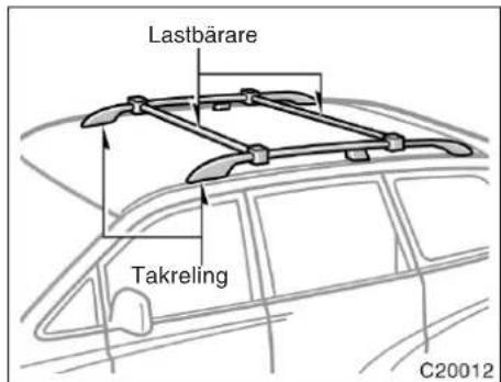 Lastbärare Takreling C20012