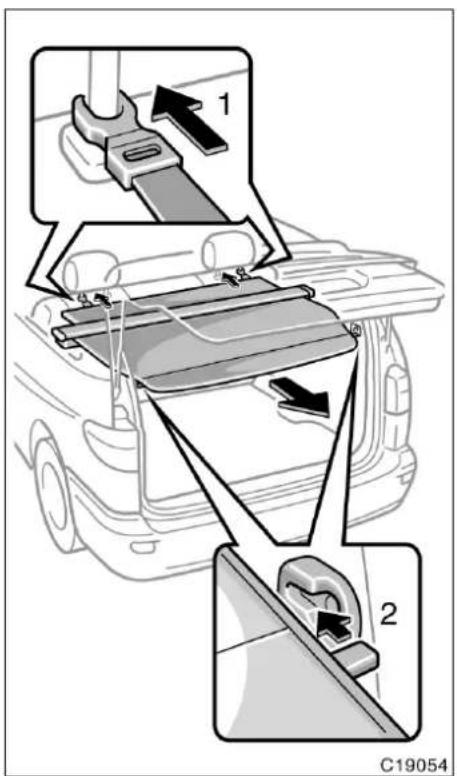 TOYOTA Previa (2003) - Insynsskydd - 1