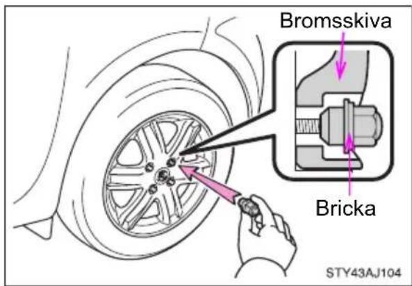 Bromsskiva Bricka STY43AJ104