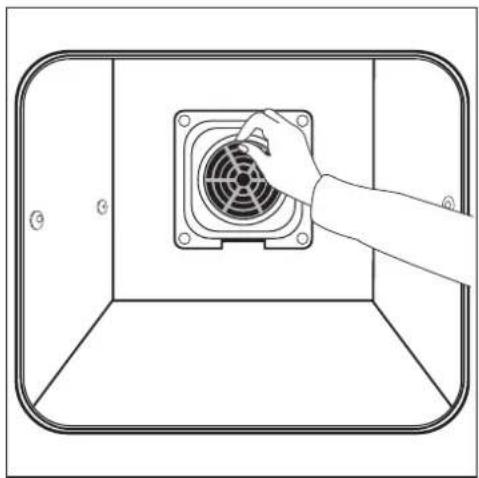 HUSQVARNA QCE740-1 - Insättning av fettfilter - 1