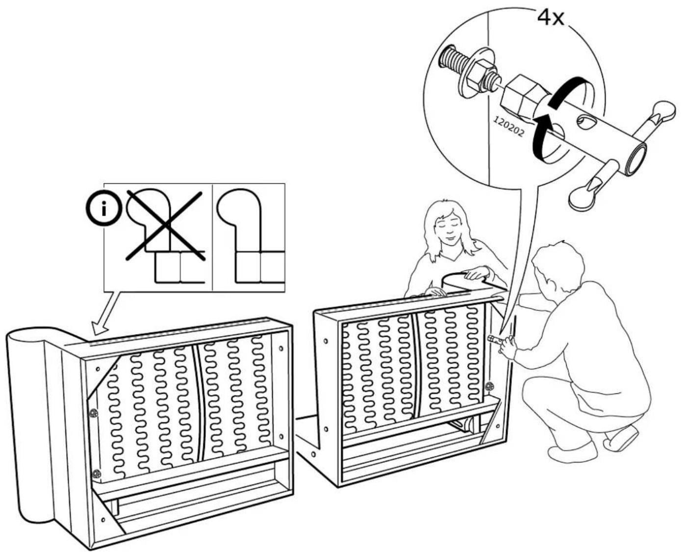 Technical diagram illustrating a mechanical assembly process with labeled parts and annotations in Chinese