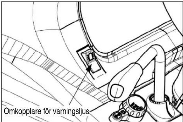 LS XR50 - Omkopplare för varningsljus (om detta finns monterat) - 1