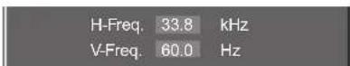 PANASONIC TH-65PHD7CY - 显示出 H(水平)/V(垂直)频率 - 1