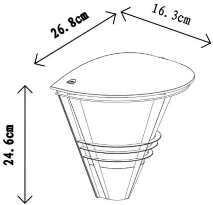 26.8cm 16.3cm 24.6cm