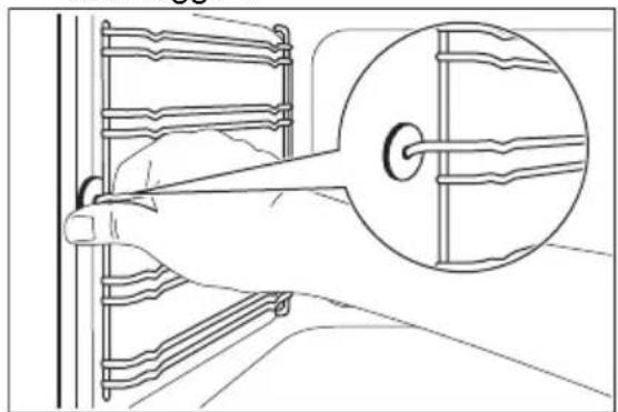 ELECTROLUX EKI6052EIW - Borttagning av ugnstegarna - 1