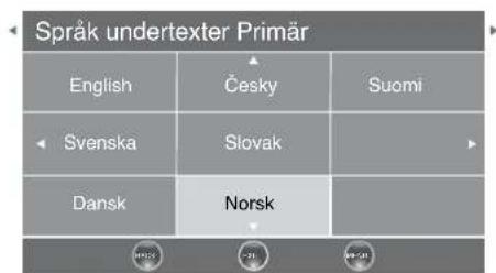 JVC LT-55E55B - Språk Undertexter (DTV-läge) - 3