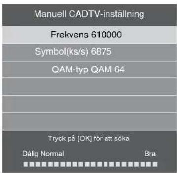 JVC LT-55E55B - CADTV Manuell sökning (DVB-C) - 6