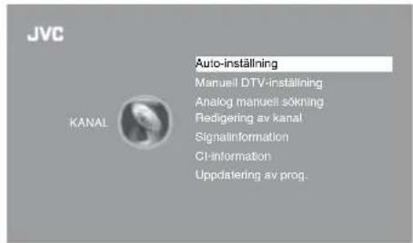 JVC LT-55E55B - Autosökning (DVB-T) - 2