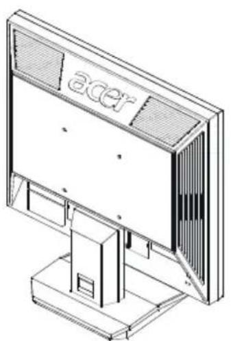 ACER V193WV - Ta bort: - 1