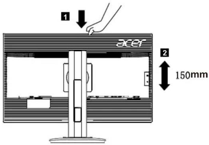 ACER CCB240HY - JUSTERING AV SKÄRMPOSITION - 1