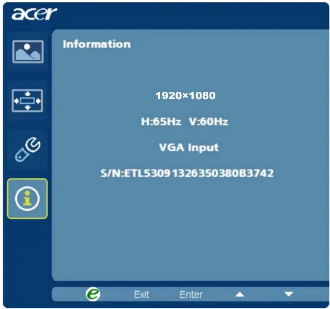 ACER G225HQL - Produktinformation - 1