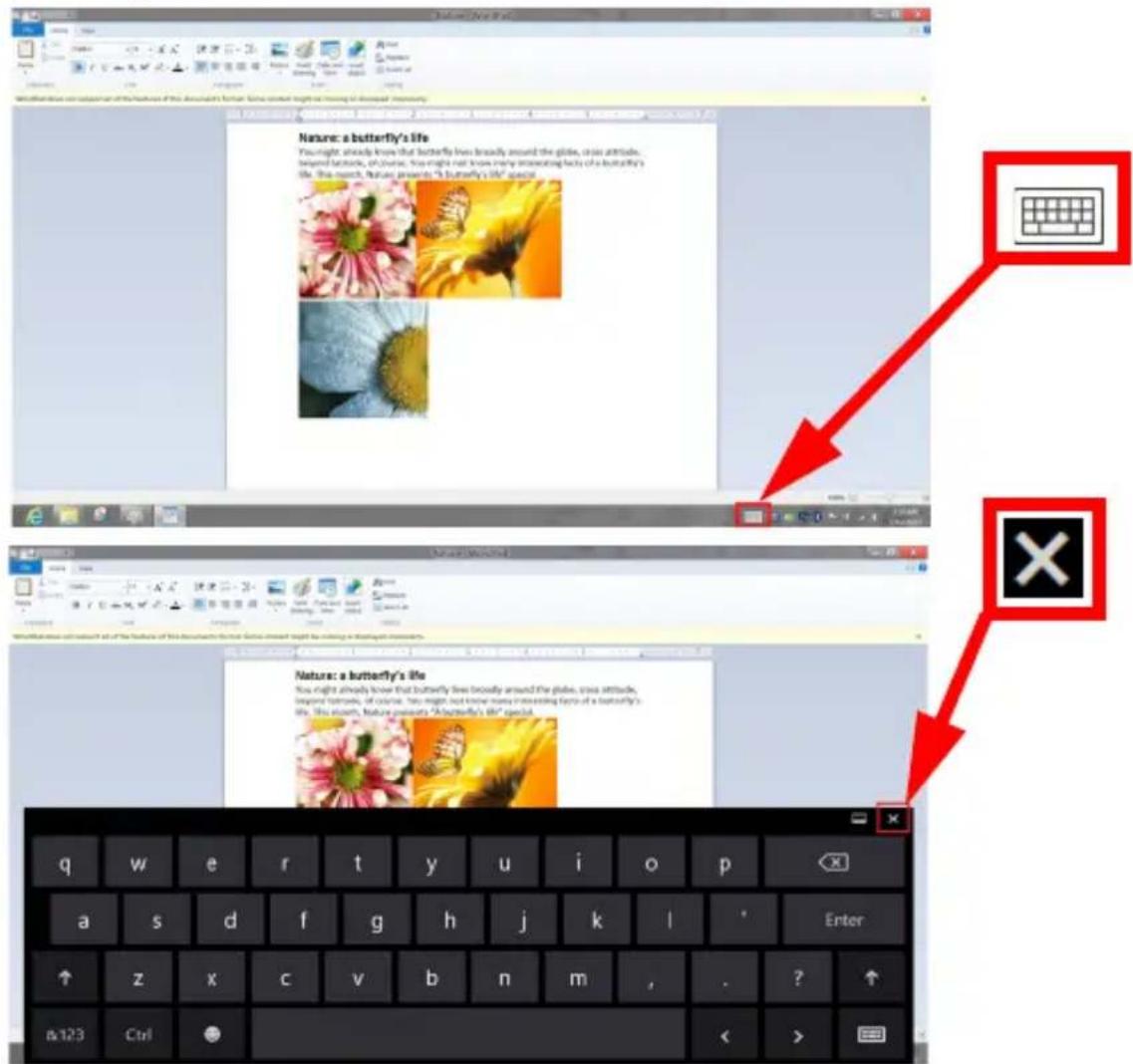 ACER TravelMate X313-M - ANVÄNDA DET VIRTUELLA TANGENTBORDET (VIRTUAL KEYBOARD) - 2