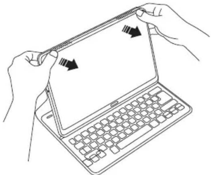 ACER TravelMate X313-M - Ta bort datorn från tangentbordslocket - 1