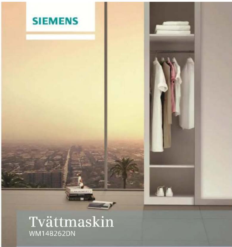 SIEMENS Tvättmaskin WM14B262DN