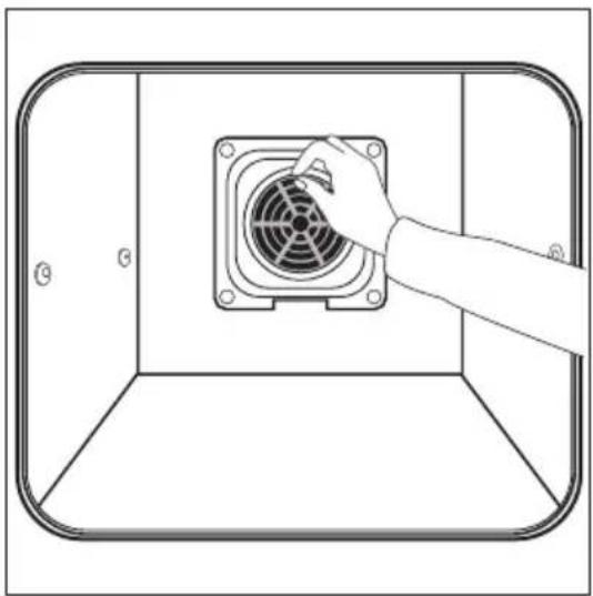 HUSQVARNA QSG6010W - Insättning av fettfilter - 1