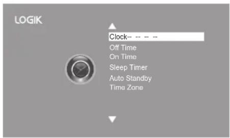 Logik L32LED11 - Customising the Time Settings - 2
