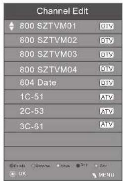 Logik L32LED11 - Channel Edit (ATV / DTV Mode) - 5